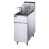 Dukers DCF3-NG Natural Gas Fryer with 3 Tube Burners